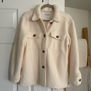 NWOT old navy soft brushed utility shacket S